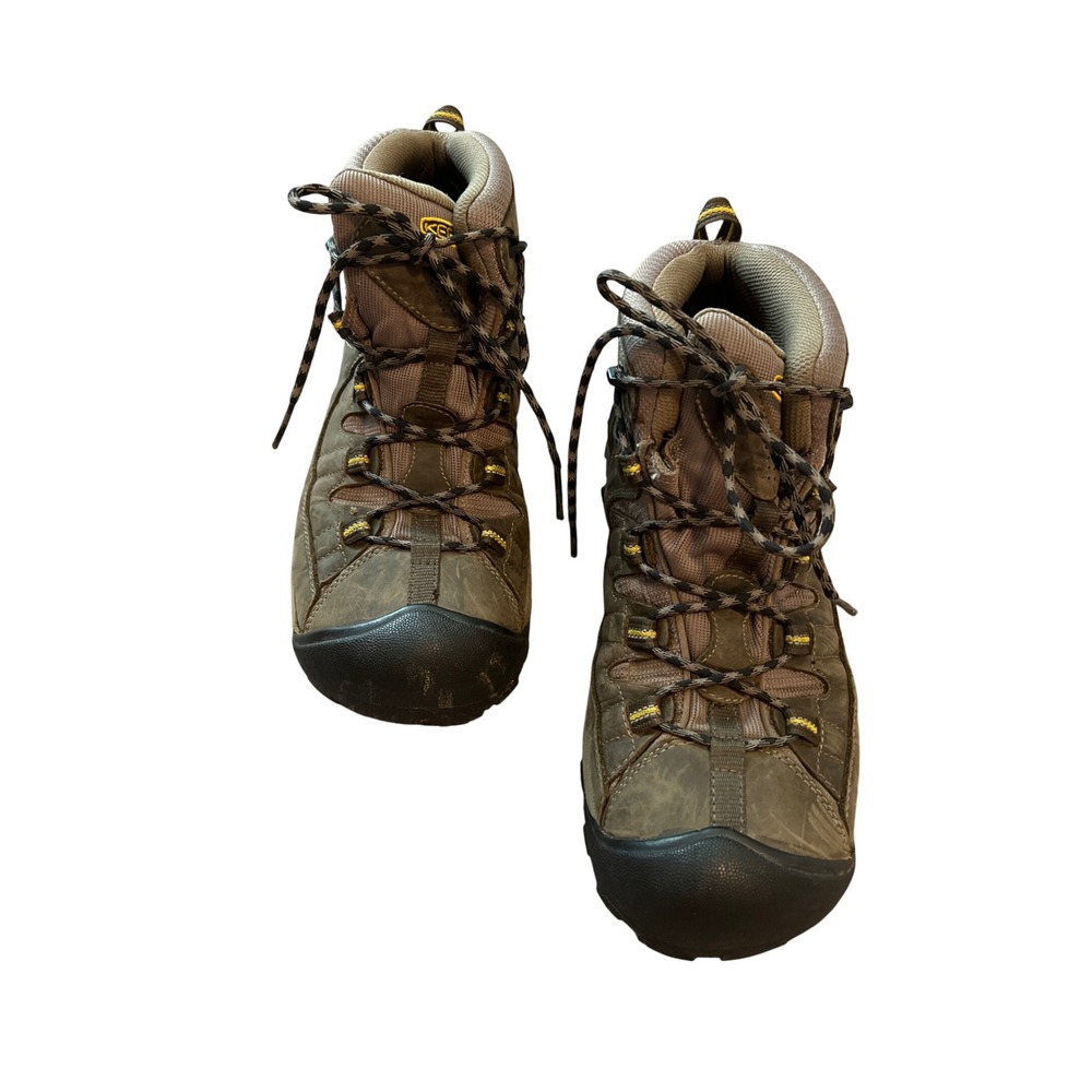 Keen Targhee III Mid Waterproof Hiking Boot Men Leather Trail Shoe arch support